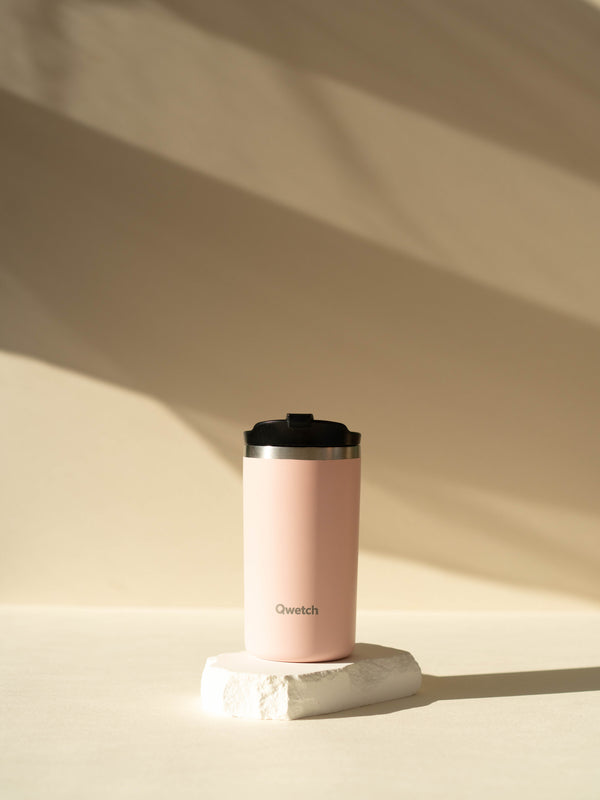 Qwetch Pastel Rose Travel Mug Isotherme