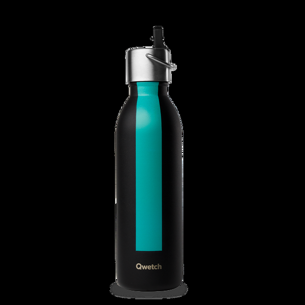 qwetch Série Sport Noir Bouteille isotherme