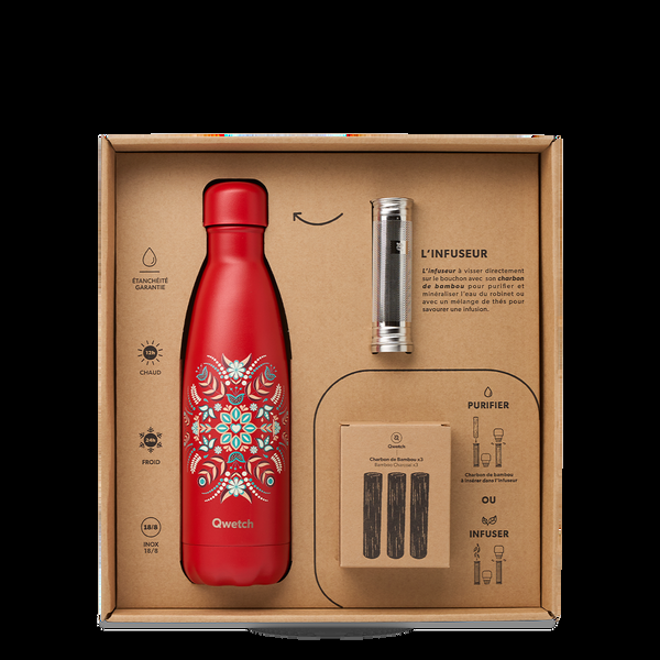 qwetch Sofia Rouge Cardinal Coffret