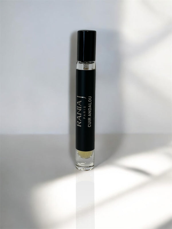 Rania J. CUIR ANDALOUCUIRÉ FLORAL POUDRÉ