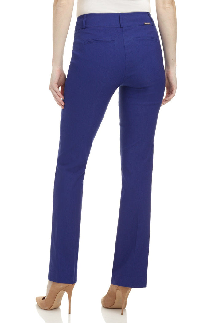 Rekucci Barely Bootcut Pants With Fake Pockets Sapphire