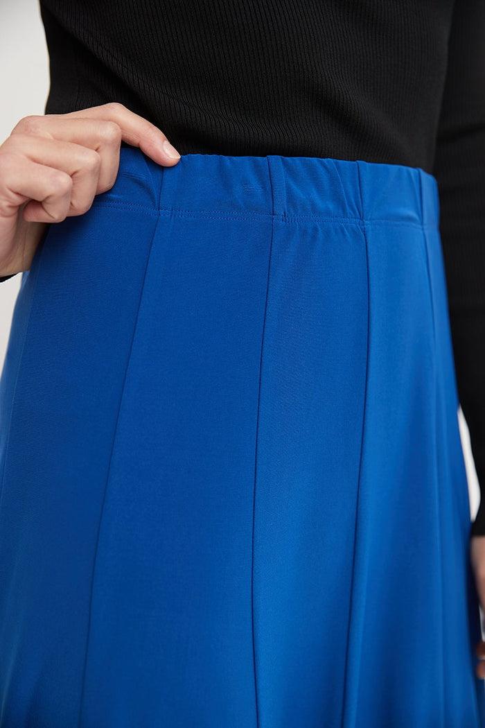Rekucci Bell Shaped Long Skirt With Flippy Flare Sapphire