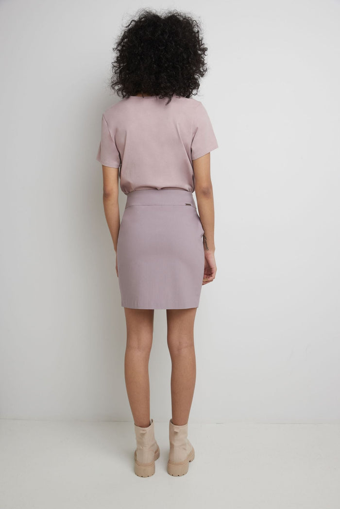 Rekucci Classic 19” Above The Knee Pencil Skirt Lavender-mist