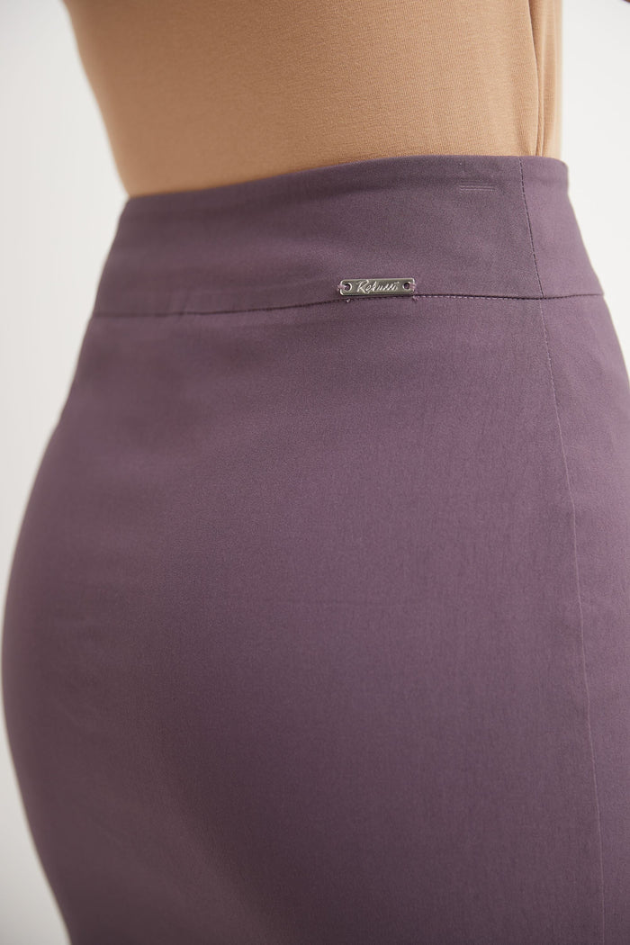 Rekucci Classic 19” Above The Knee Pencil Skirt Mauve