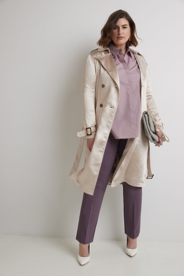 Rekucci Curvy Pull-on Barely Bootcut Classic Pants Mauve