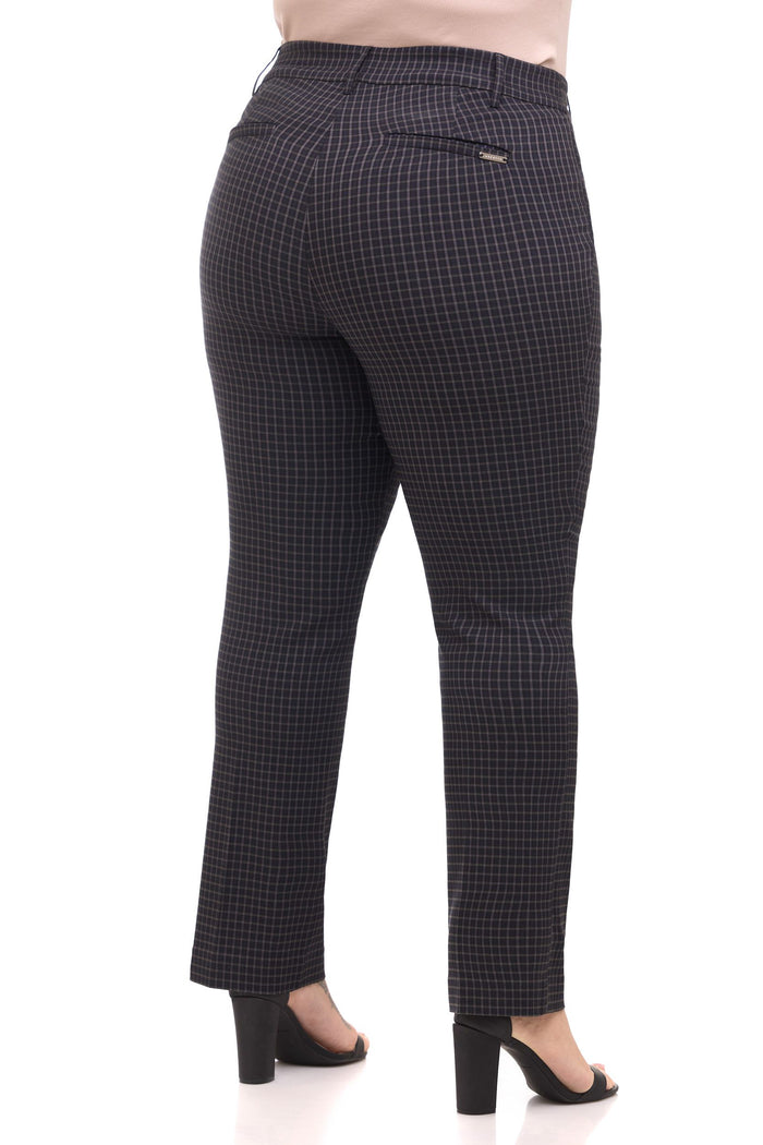 Rekucci Curvy Pull-on Tummy Control Pants With Real Pockets Midnight-check