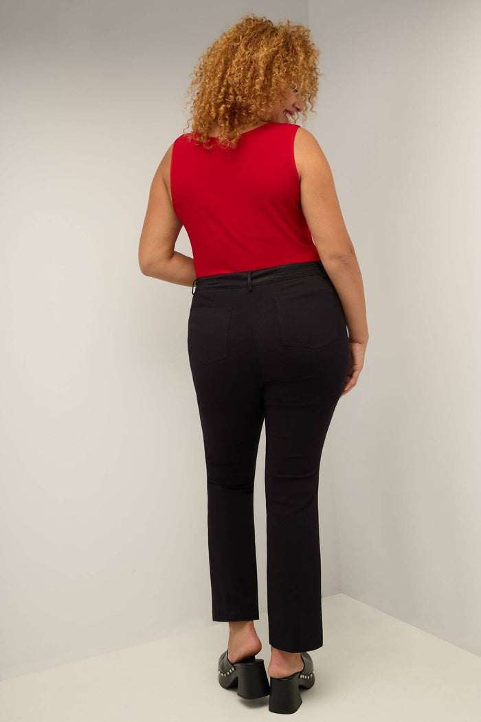 Rekucci Curvy Tummy Control Pants With 5 Pockets Black