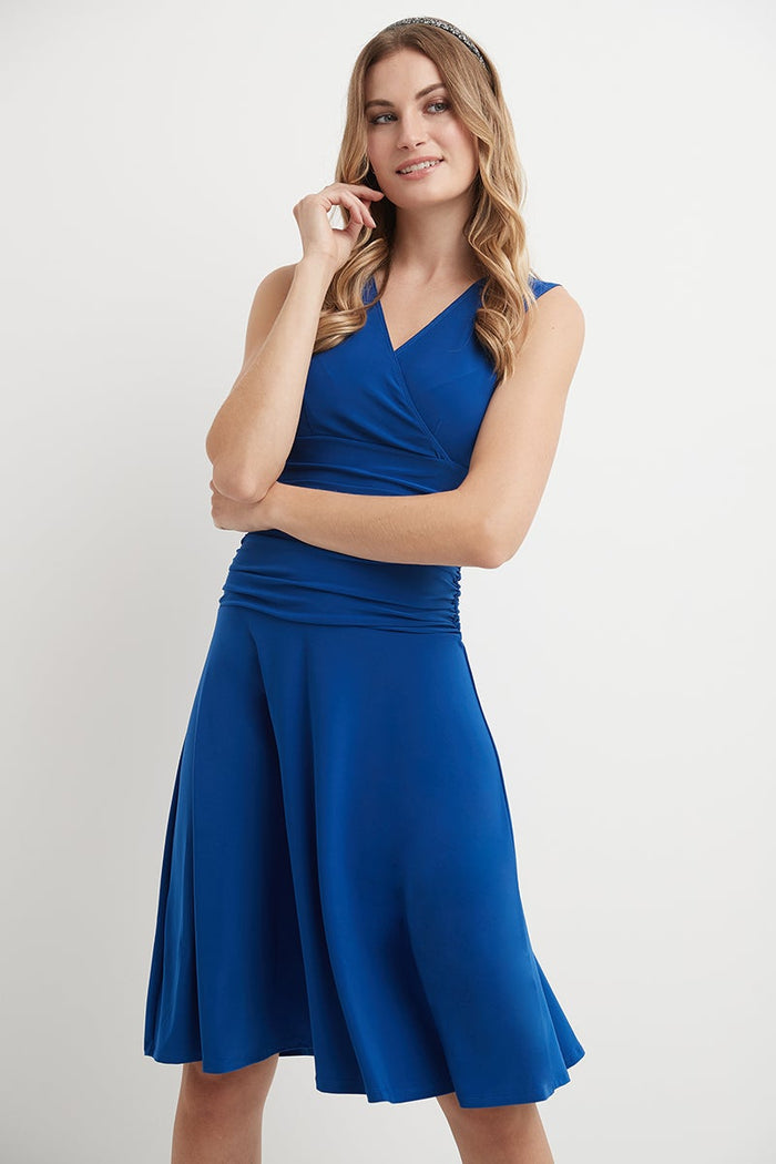 rekucci Form-Fitting Sleeveless Dress with Tummy Control sapphire