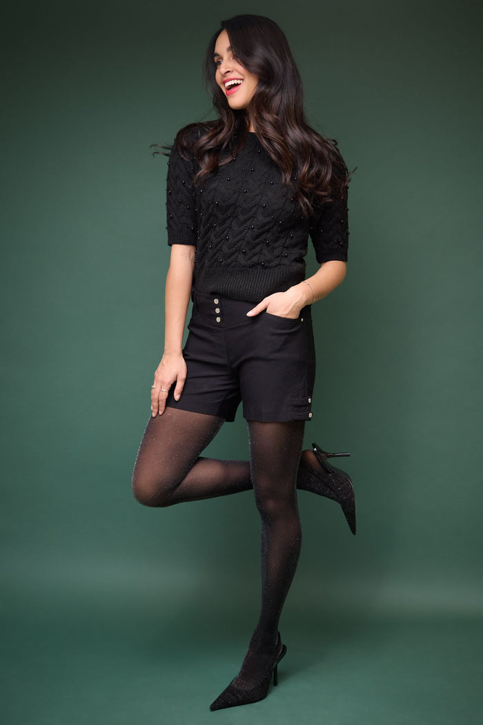 rekucci Pull-on 5” Classic Shorts with Real Pockets black