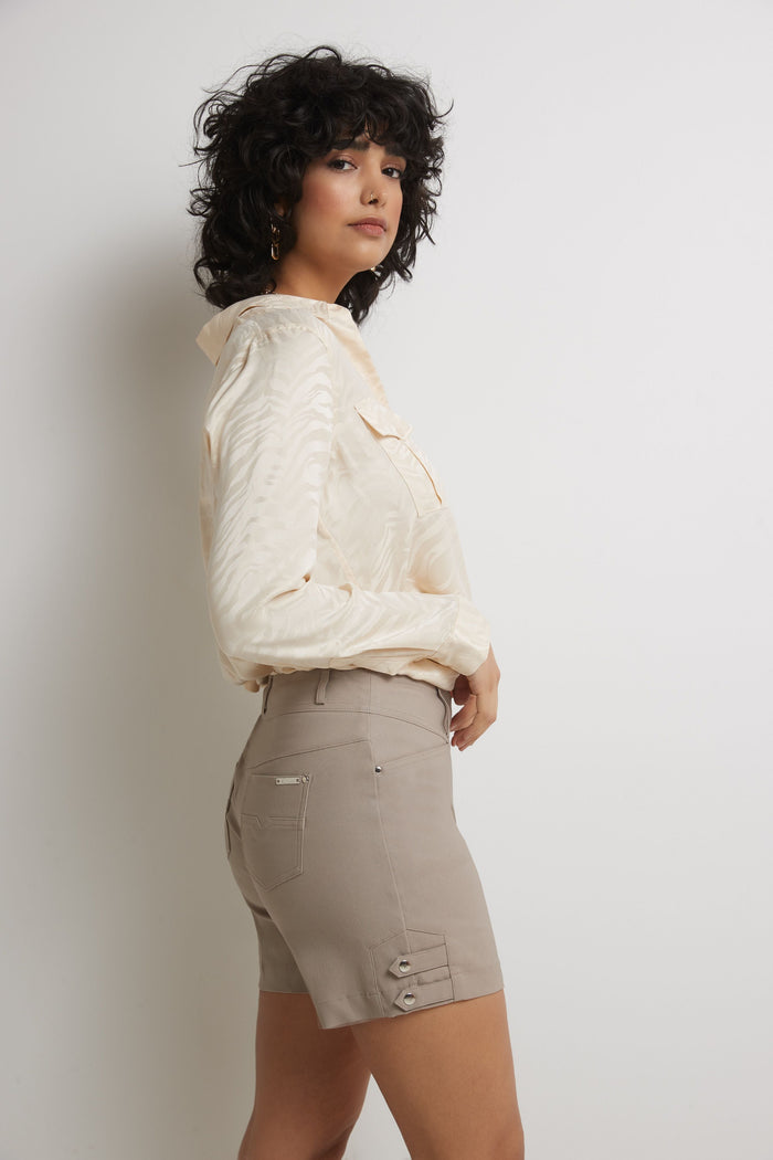 Rekucci Pull-on 5” Classic Shorts With Real Pockets Khaki