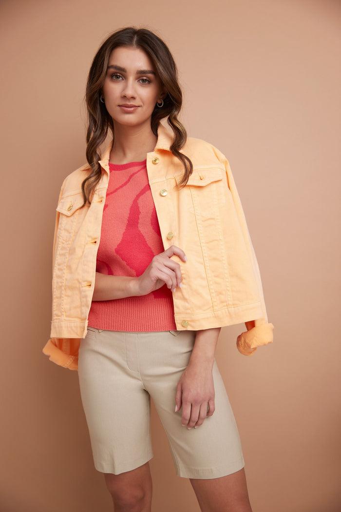 Rekucci Pull-on 8.5” Classic Shorts With Belt Loops Stone