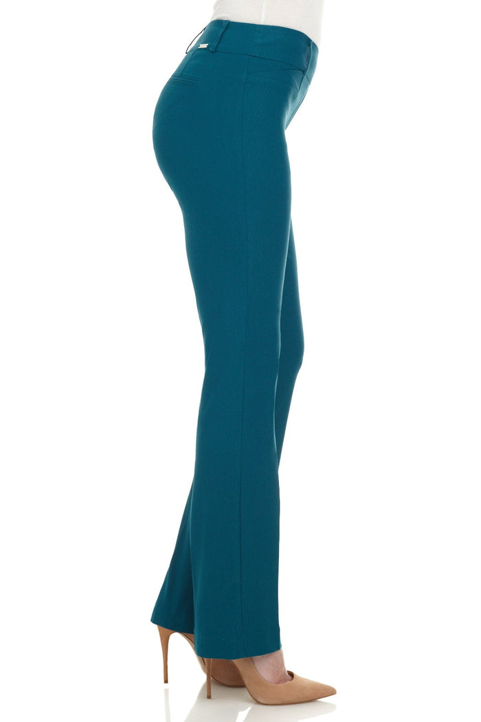 Rekucci Barely Bootcut Pants With Fake Pockets