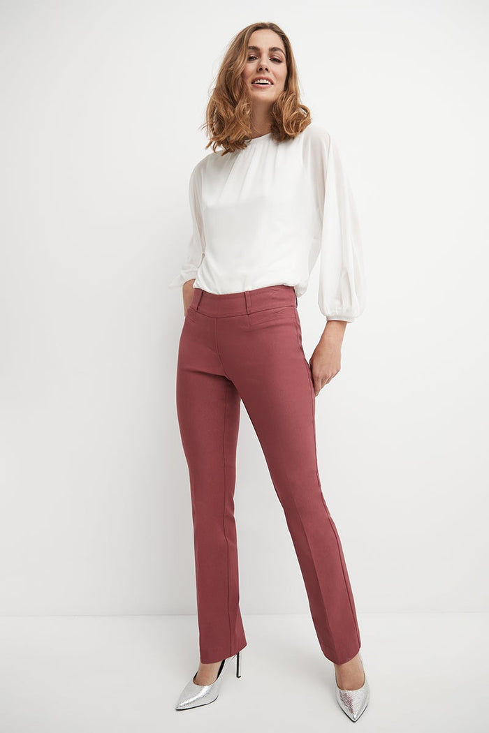 Rekucci Barely Bootcut Pants With Fake Pockets