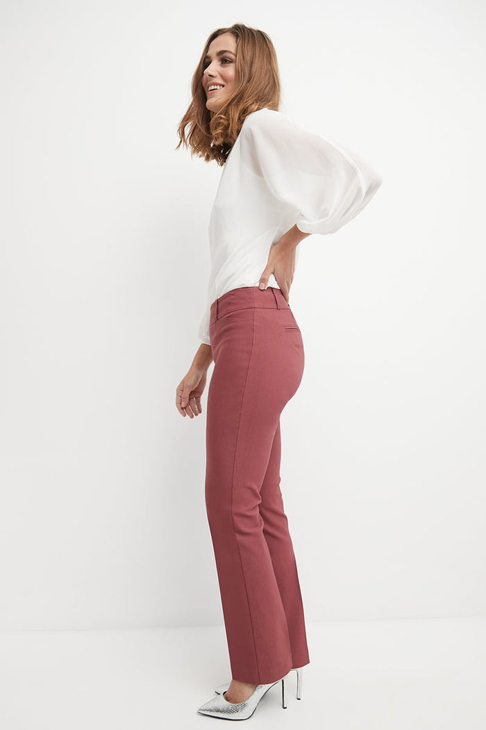 Rekucci Barely Bootcut Pants With Fake Pockets