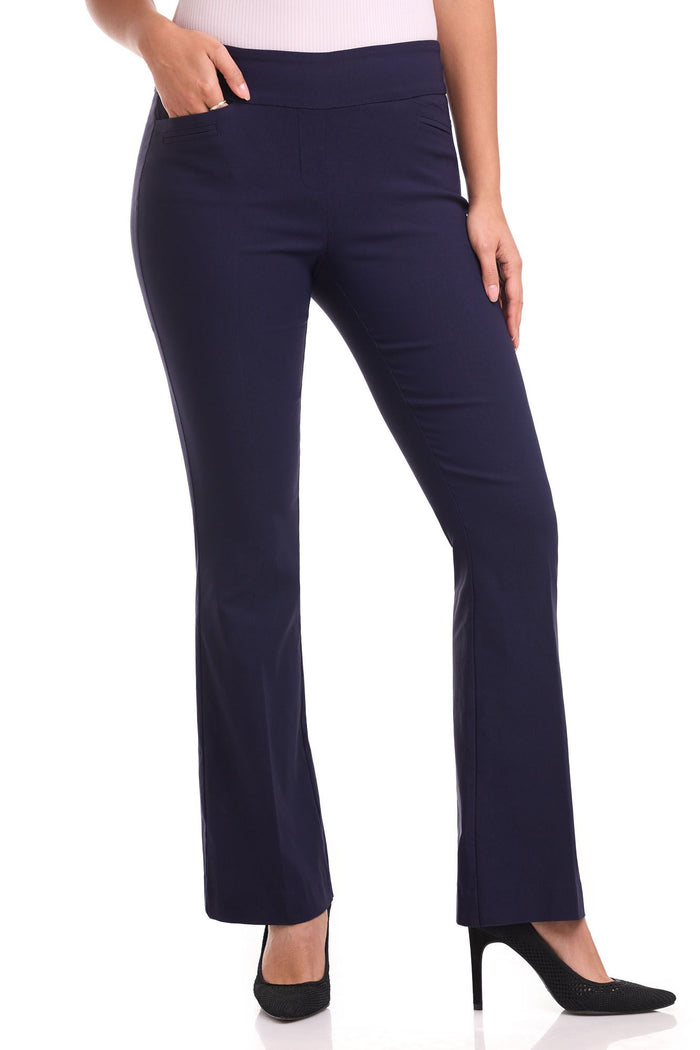 rekucci Rekucci EcoCosy Comfort Flare Pull-On Pant navy