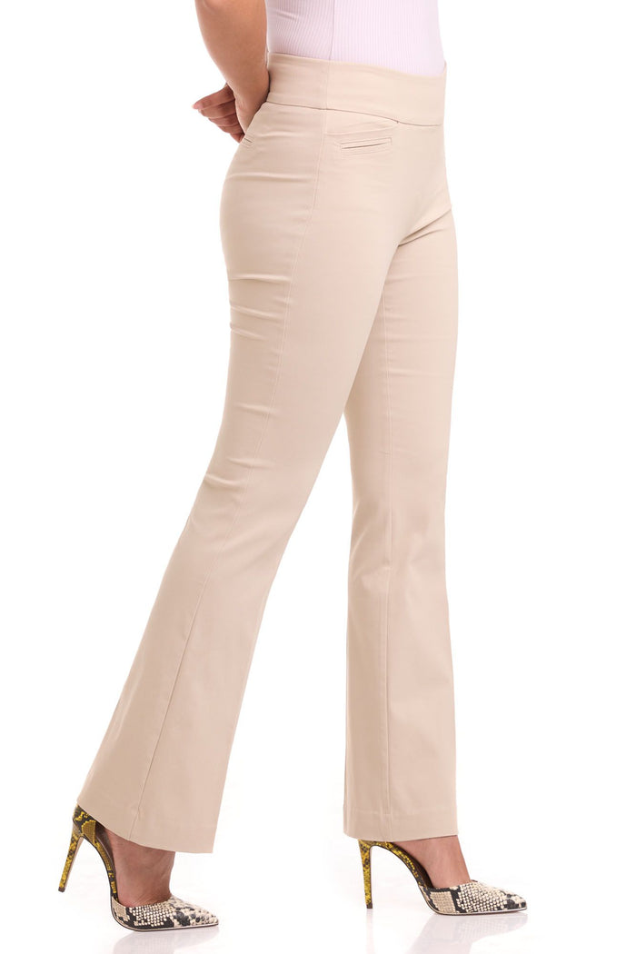rekucci Rekucci EcoCosy Comfort Flare Pull-On Pant sand