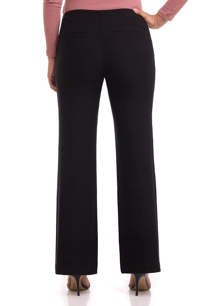 Rekucci Rekucci EcoCosy Comfort Wide Leg Pull-On Pant Black