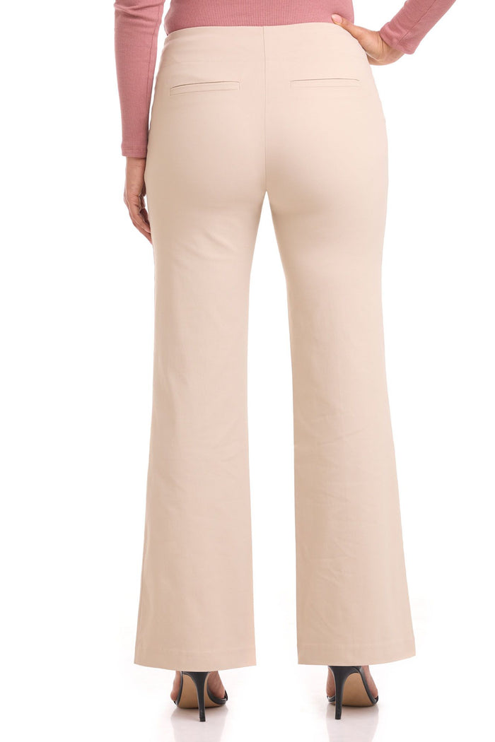 Rekucci Rekucci EcoCosy Comfort Wide Leg Pull-On Pant Sand