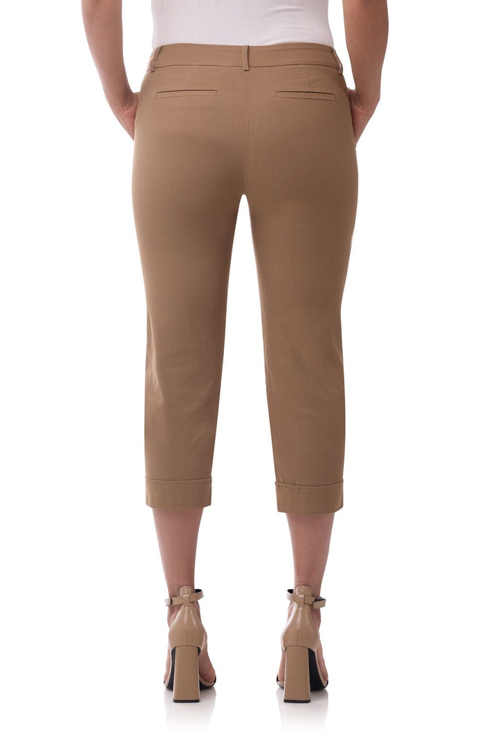 Rekucci Rekucci EcoCosy Cuffed Modern Cargo Crop Pant Waffle-cone