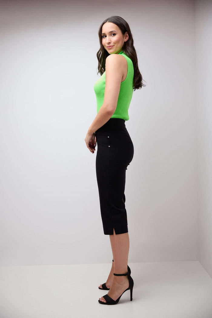 Rekucci Rekucci EcoCosy Ease Into Comfort Capri With Seams Black