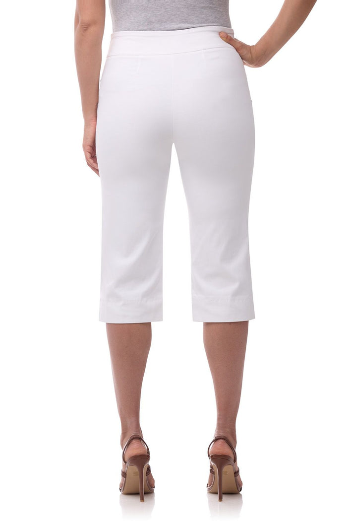 Rekucci Rekucci EcoCosy Ease Into Comfort Capri With Seams White