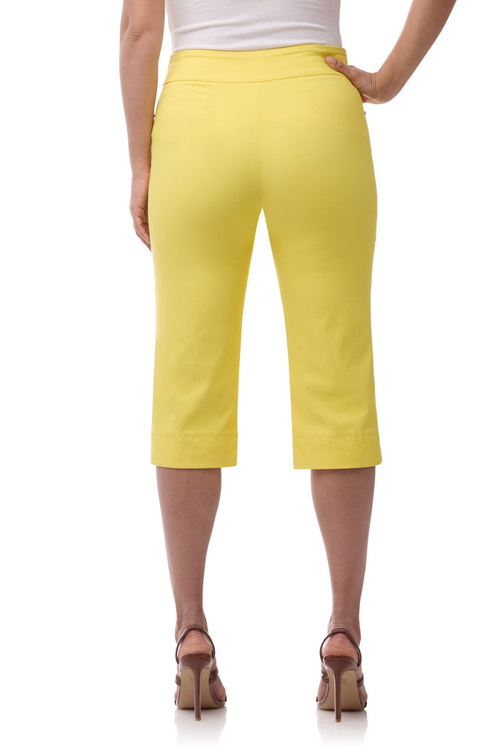 Rekucci Rekucci EcoCosy Ease Into Comfort Capri With Seams Buttercup