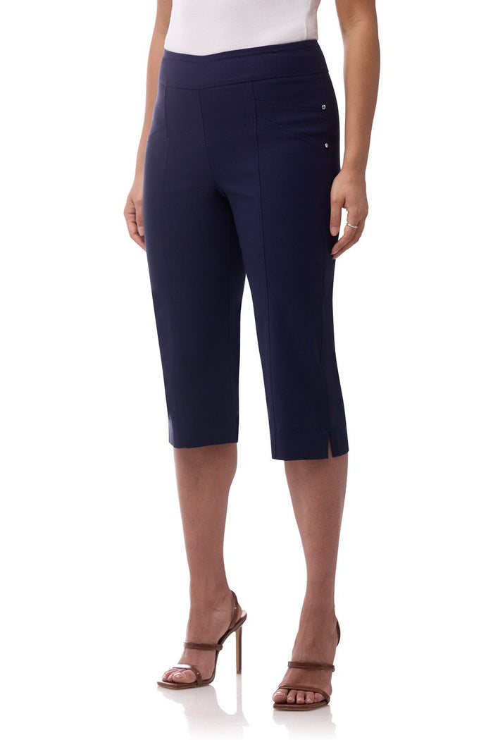 rekucci Rekucci EcoCosy Ease Into Comfort Capri with Seams navy