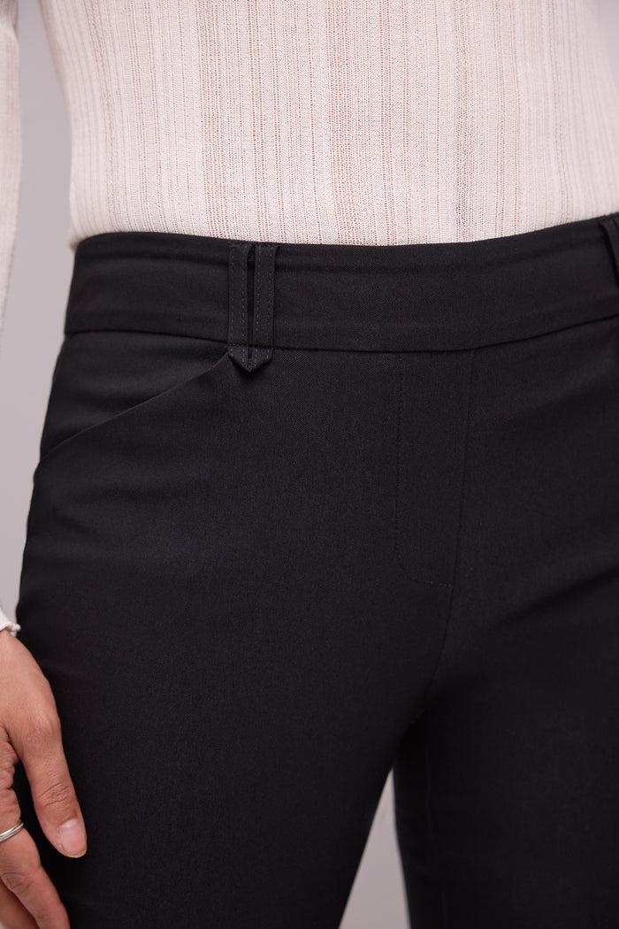 Rekucci Rekucci EcoCosy Straight Leg Chino Pant With Pockets Black