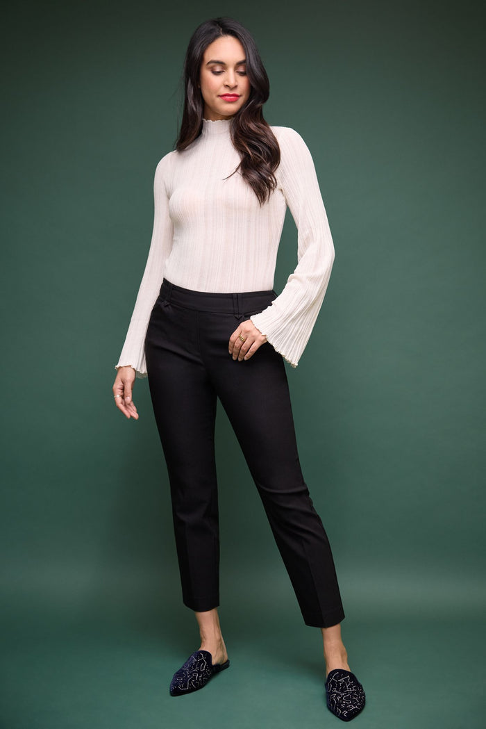 rekucci Rekucci EcoCosy Straight Leg Chino Pant with Pockets black