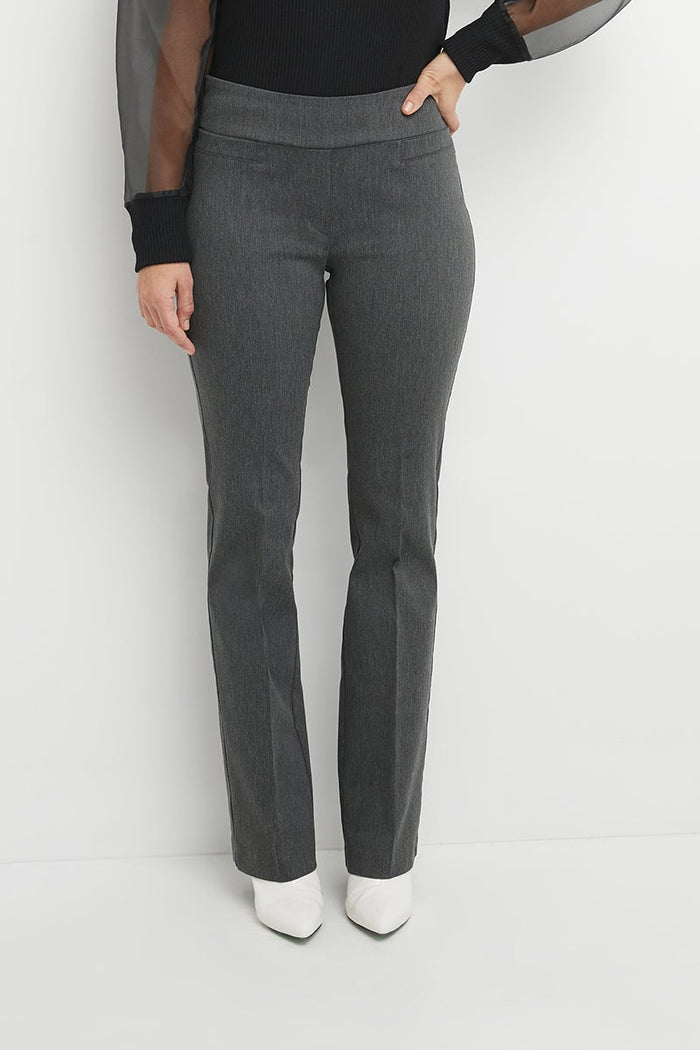 Rekucci Pull-on Bootcut Work Pants Charcoal