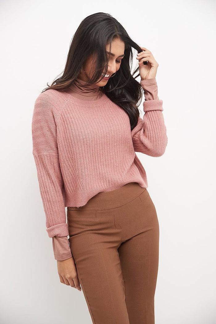 Rekucci Pull-on Bootcut Work Pants Chestnut