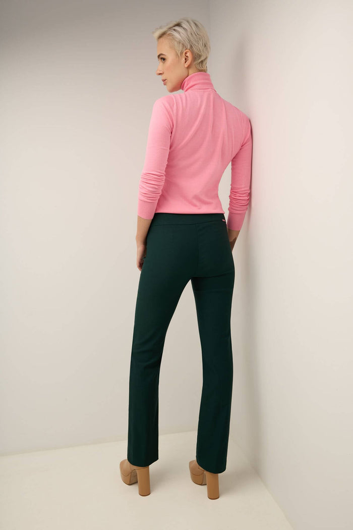 Rekucci Pull-on Bootcut Work Pants Hunter-green