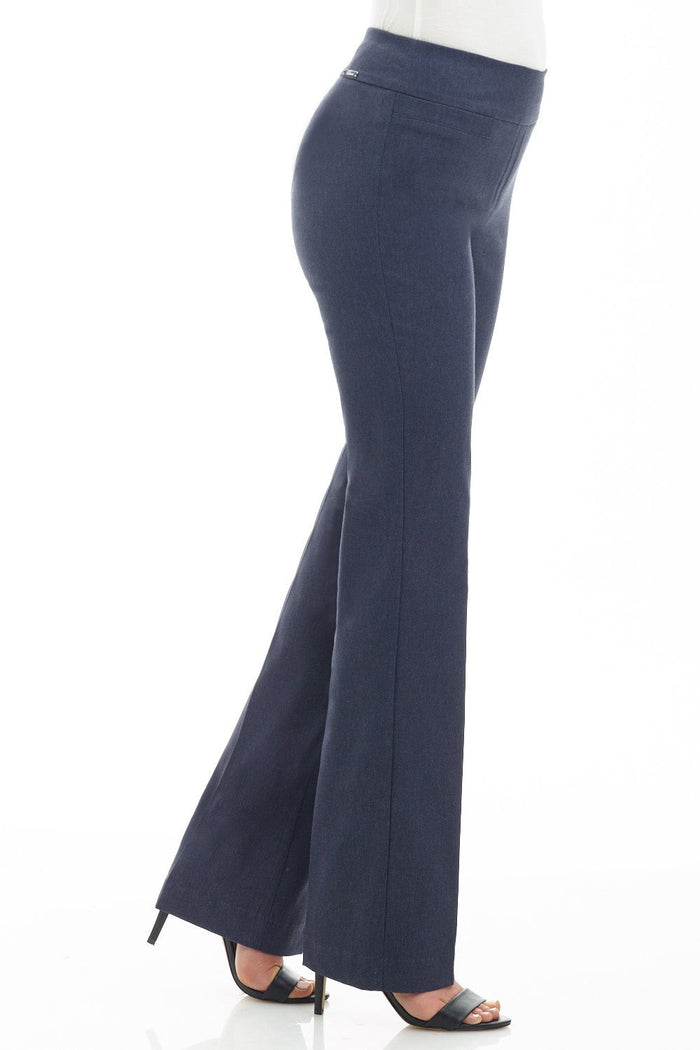 Rekucci Pull-on Bootcut Work Pants Indigo