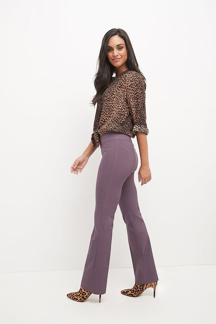 Rekucci Pull-on Bootcut Work Pants Mauve