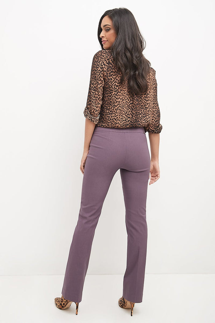 Rekucci Pull-on Bootcut Work Pants Mauve