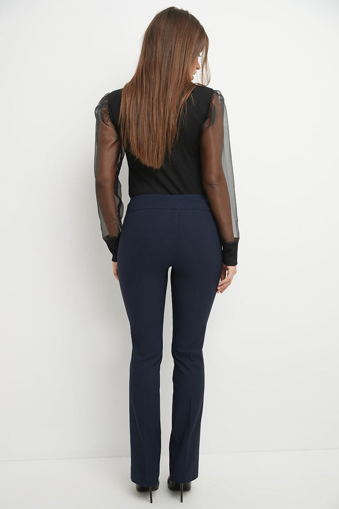 Rekucci Pull-on Bootcut Work Pants Navy