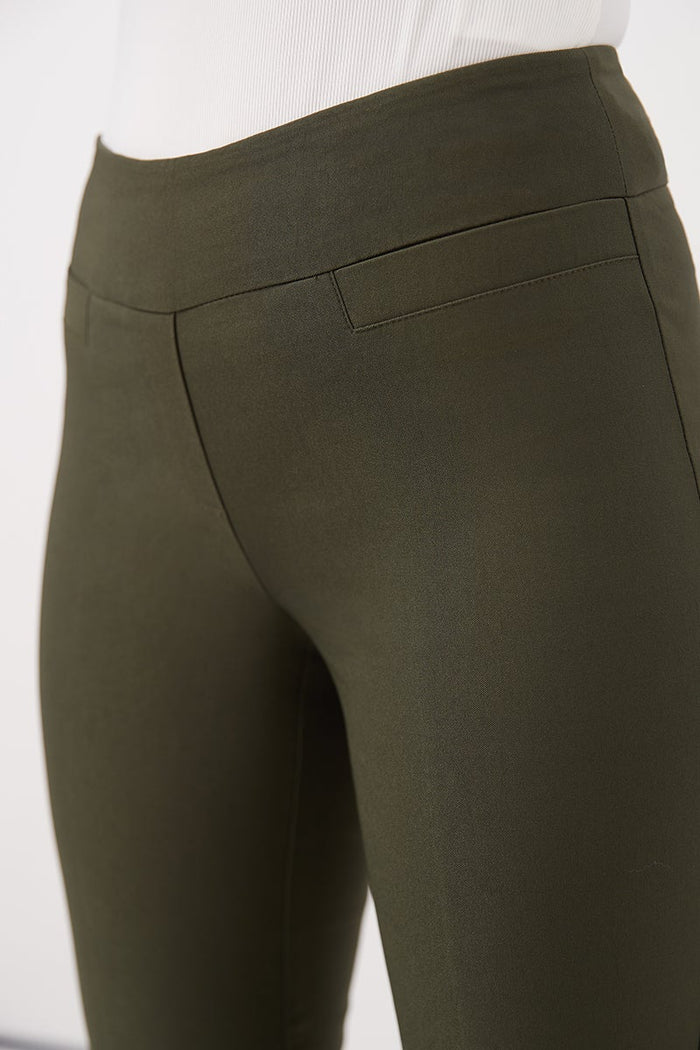 Rekucci Pull-on Bootcut Work Pants Olive