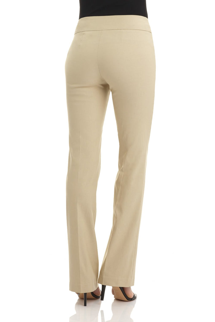 Rekucci Pull-on Bootcut Work Pants Stone