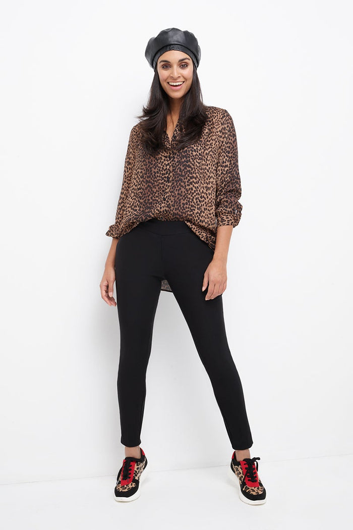 Rekucci Pull-on Skinny Pants Black