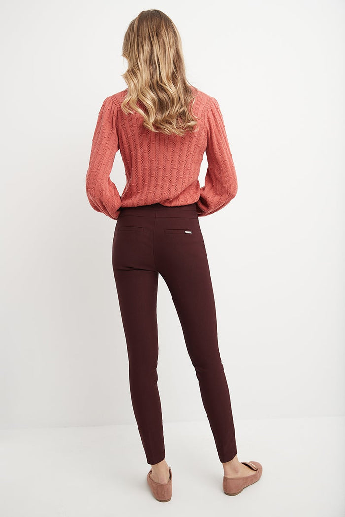 Rekucci Pull-on Skinny Pants Brick