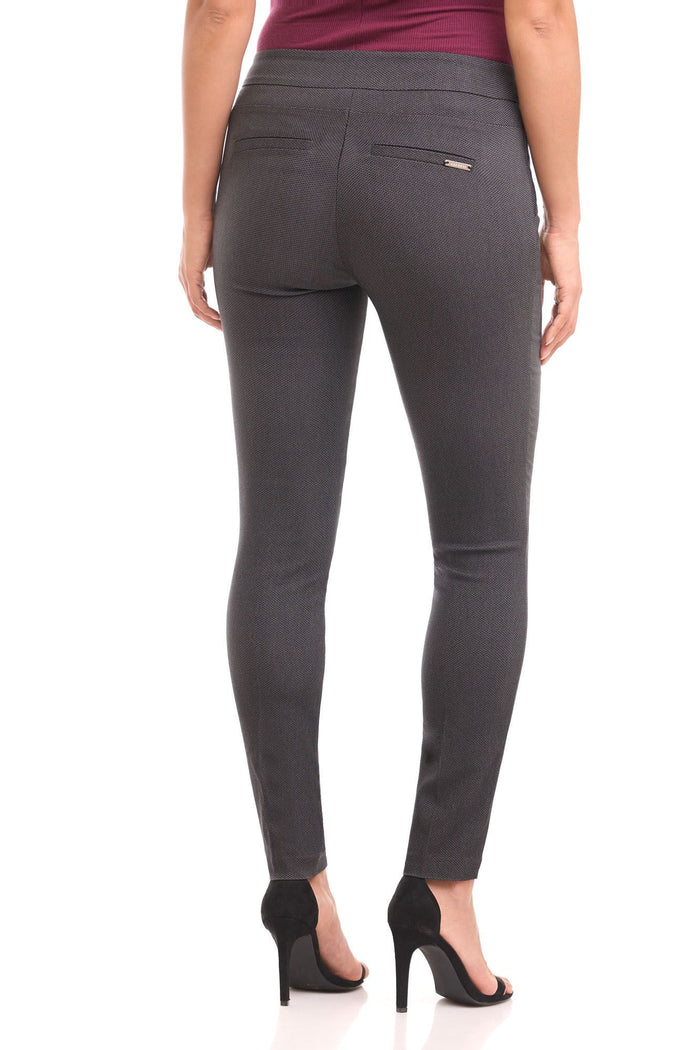 Rekucci Pull-on Skinny Pants Charcoal-texture