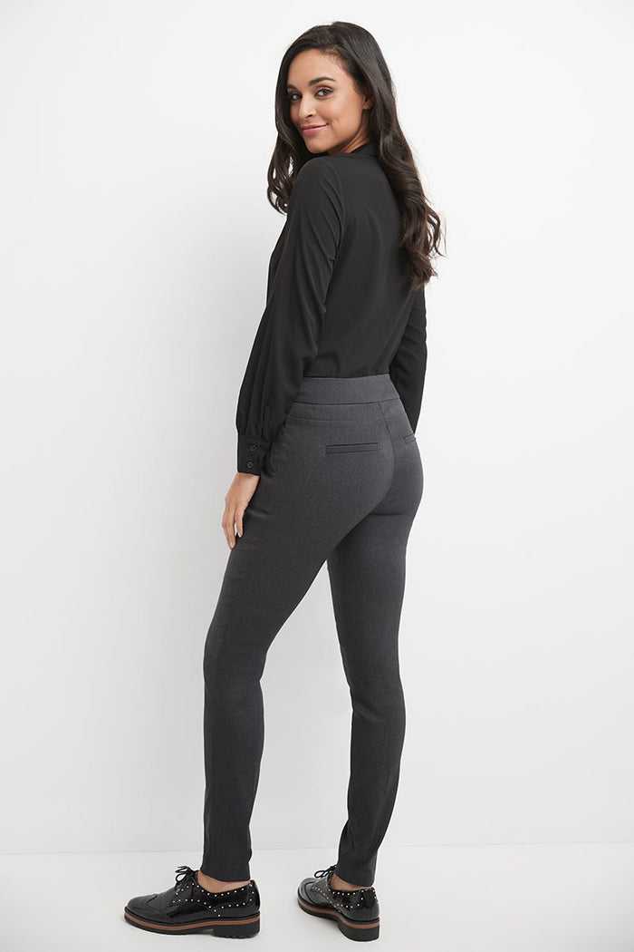 Rekucci Pull-on Skinny Pants Dk-charcoal