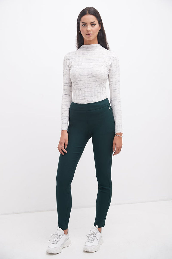 rekucci Pull-on skinny pants hunter-green