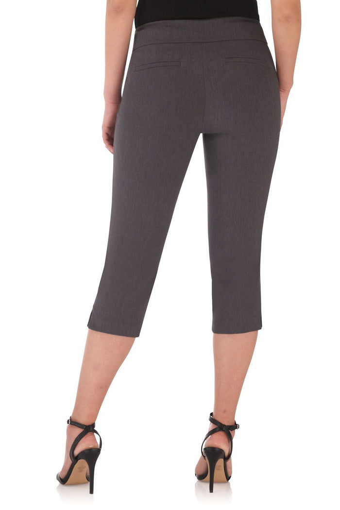 Rekucci Secret Pocket Capris With Wide Waistband