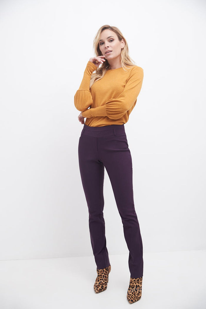 Rekucci Slimming Classic Pants Deep-plum