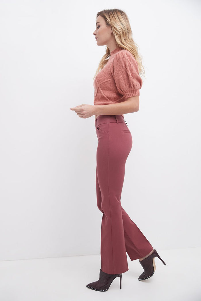 rekucci Slimming classic pants desert-rose
