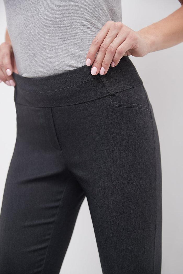 rekucci Slimming classic pants dk-charcoal