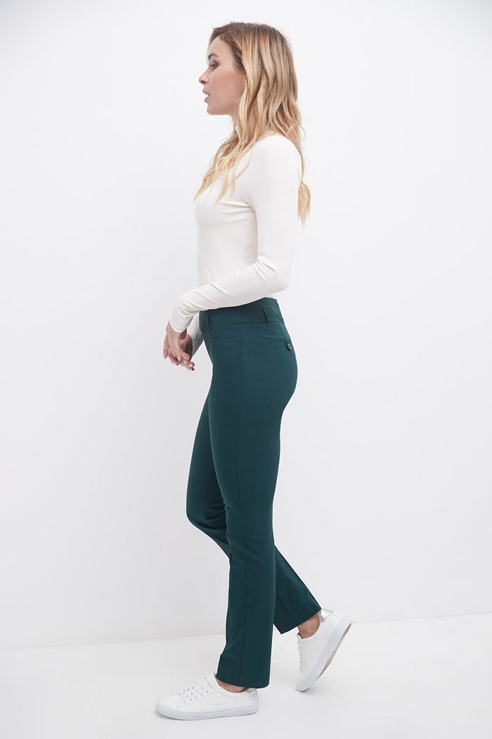 Rekucci Slimming Classic Pants Hunter-green