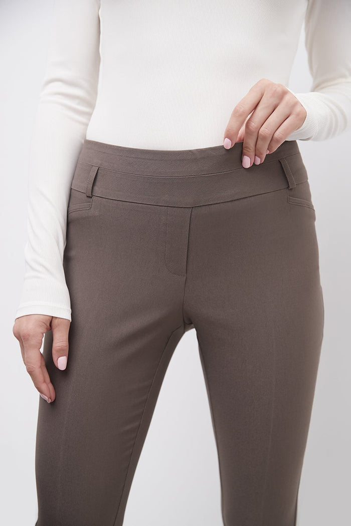 Rekucci Slimming Classic Pants Mocha