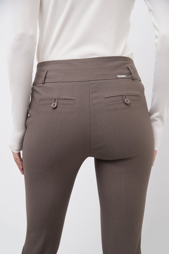 Rekucci Slimming Classic Pants Mocha